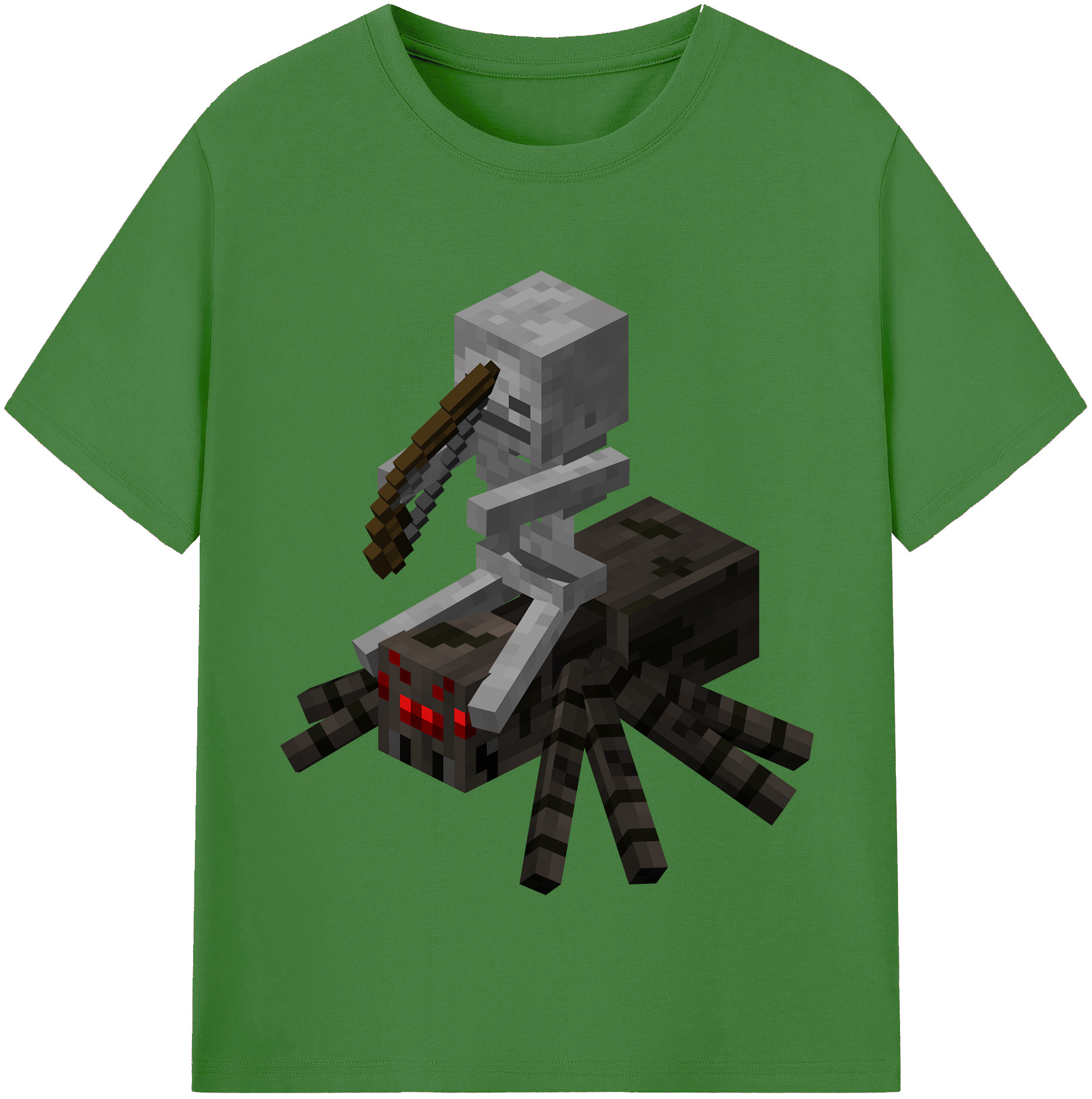 （画像用） マインクラフト ブロックの世界 Minecraft MC Block world レディースカジュアルプリントTシャツ（綿100％）